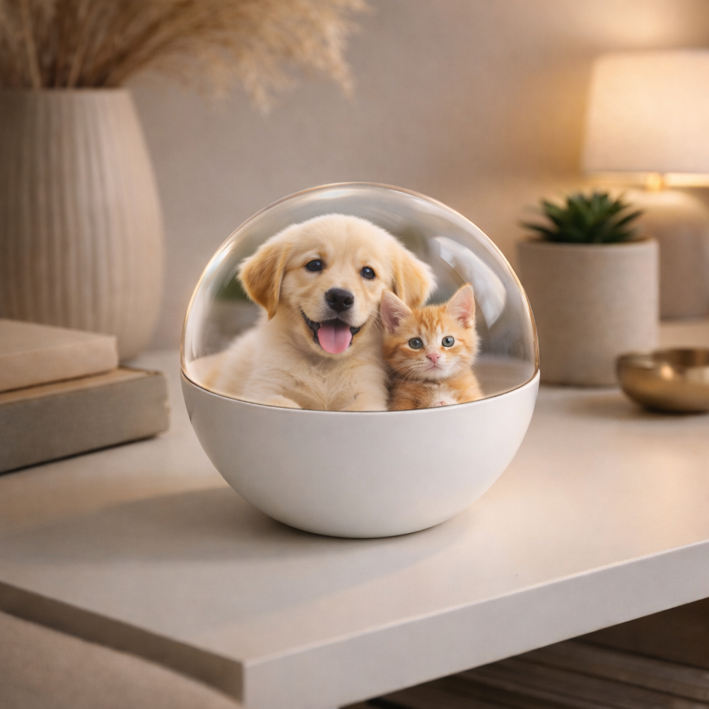 Ariva Crystal Ball Memory – Personlig 3D Video & Musik