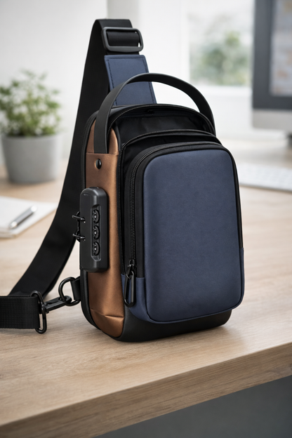 Ariva Sling Bag Oxford – Säker & Stilren för Vardagen